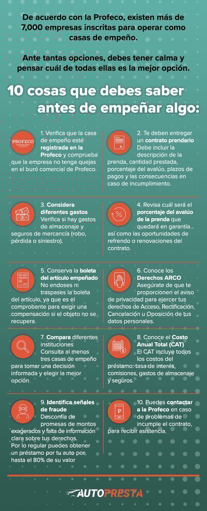 10 cosas que debes saber antes de empeñar algo